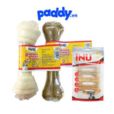 Xương Gặm Cho Chó Inu Fonti Da Bò Ép Nâu - Paddy Pet Shop
